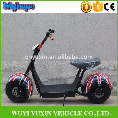 2019 new product 1000w 60v two big wheels citycoco electric scooter / halley motorcycle