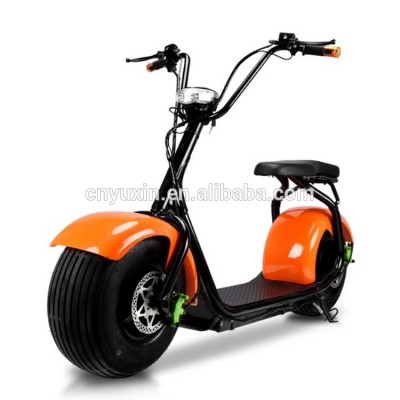 Professional 2016 hot selling halley design stable frame fat tire electric scooter